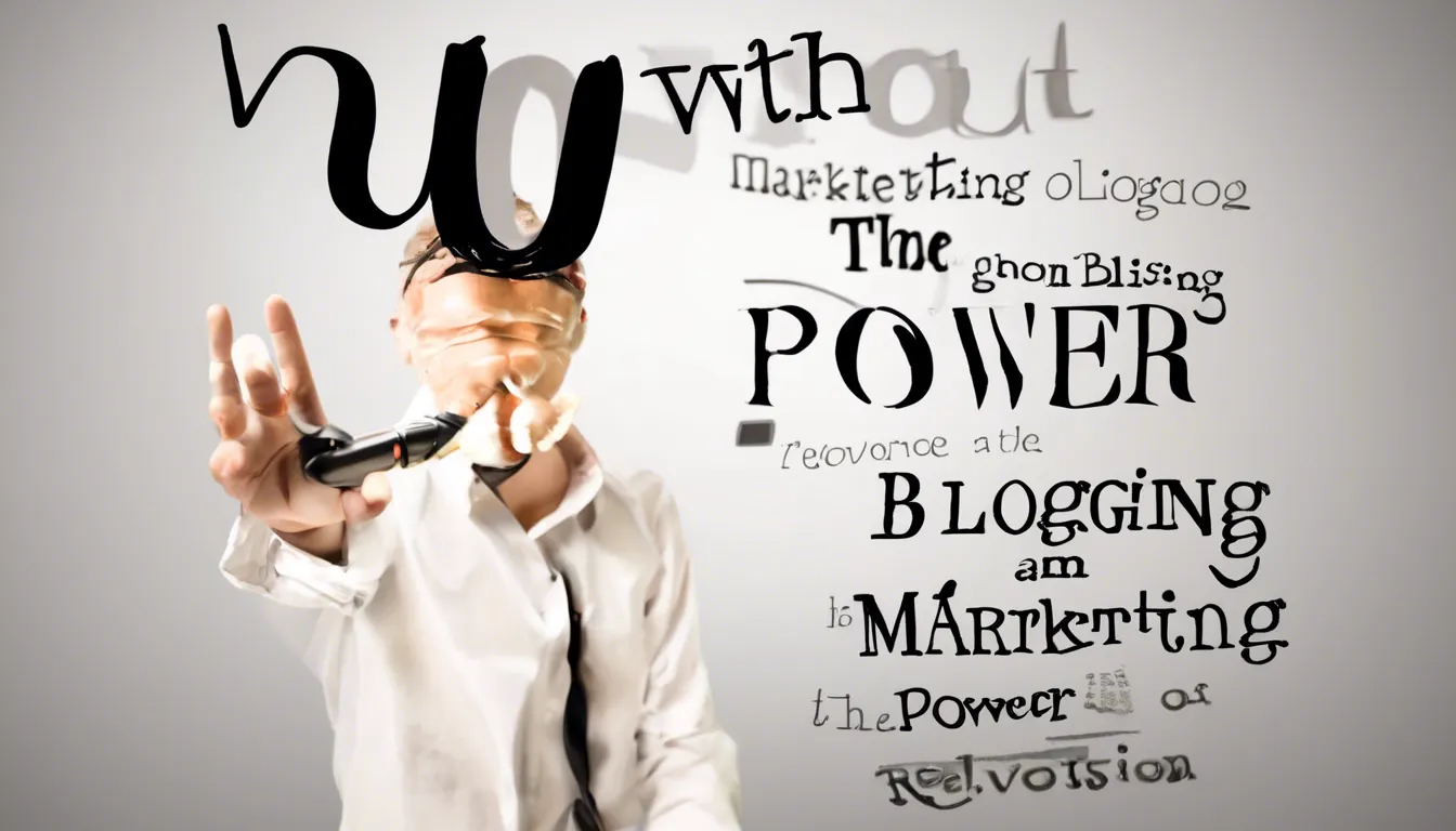 Unleashing the Power of Blogging A Marketing Revolution